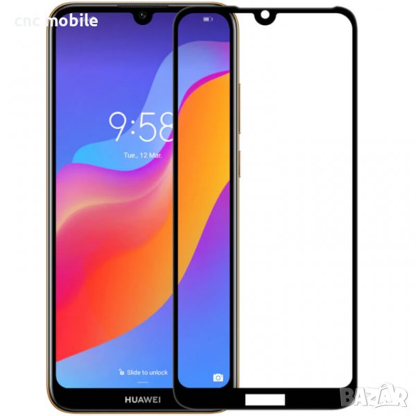 Huawei Y7 2019 - Huawei DUB-LX1 стъклен протектор за цял екран , снимка 1