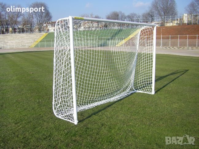 Мрежа футбол 3х2 м нова   FL12  Мрежа футбол 3х2 м: – цвят – бял – око 10х10 см – материал – 5 мм , снимка 1
