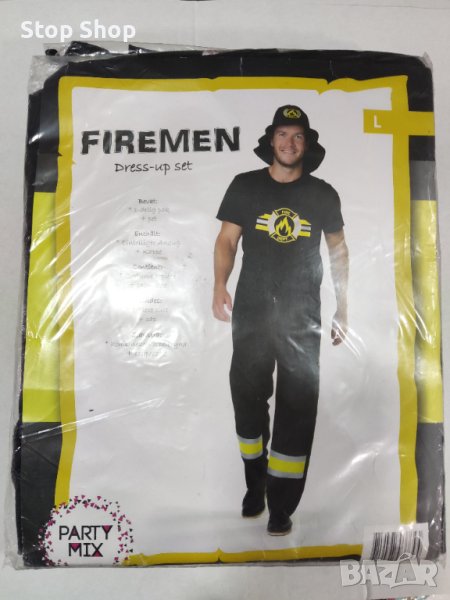Halloween party костюм Пожарникар Firefighter , снимка 1