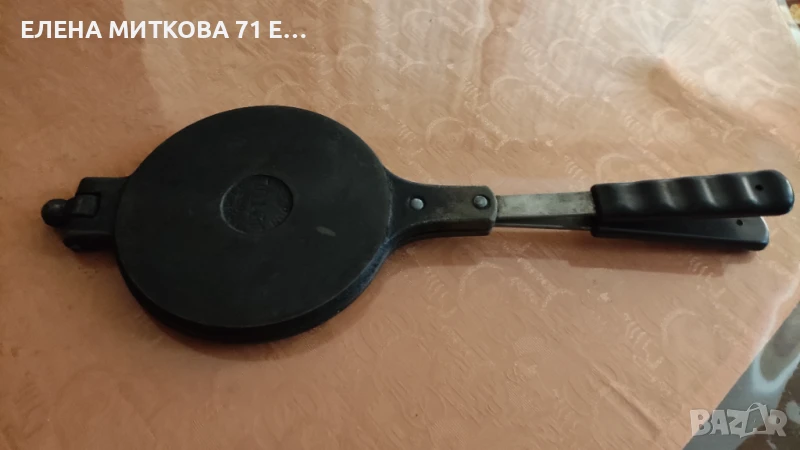 Jotul Норвегия винтидж чугунен уред за гофрети/палачинки, снимка 1