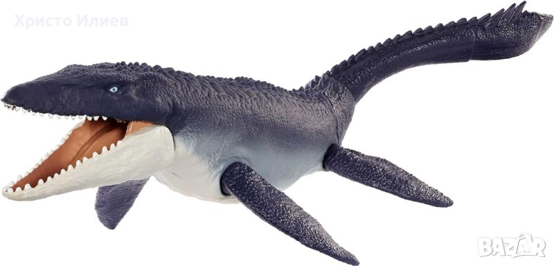 Jurassic World Mosasaurus Мозазавър Голям Плуващ Динозавър 75см, снимка 1