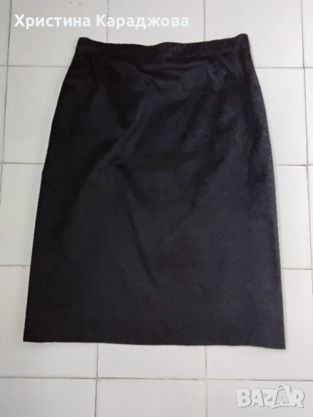 Елегантна черна права пола, снимка 1