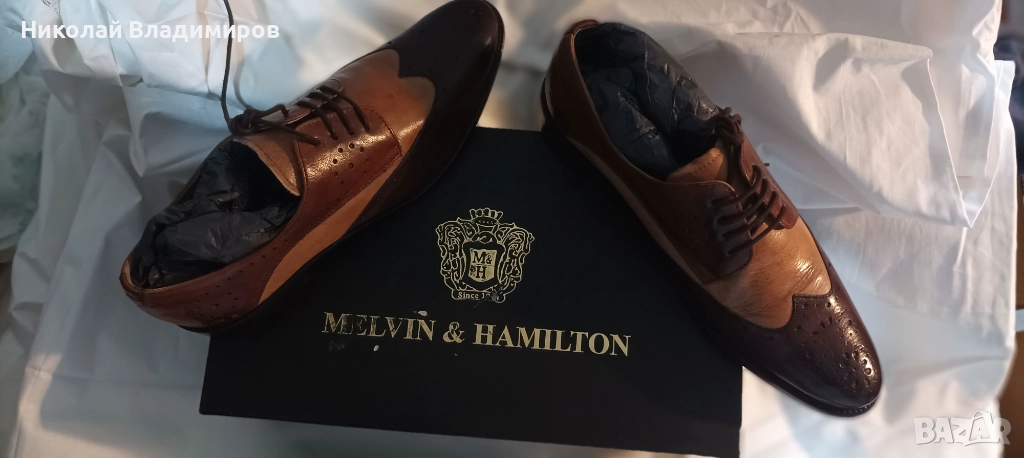 Обувки нови официални Melvin Hamilton мъжки 39 номер, снимка 1