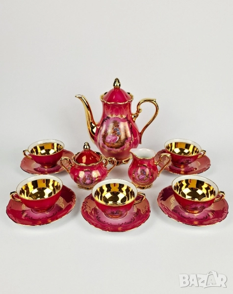 Сервиз за кафе за 5 човека - Tirschenreuth, 40-те години, снимка 1
