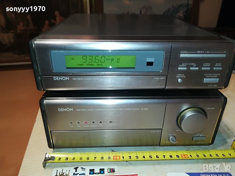 denon+denon tuner+amplifier-made in japan 0306231815L, снимка 1