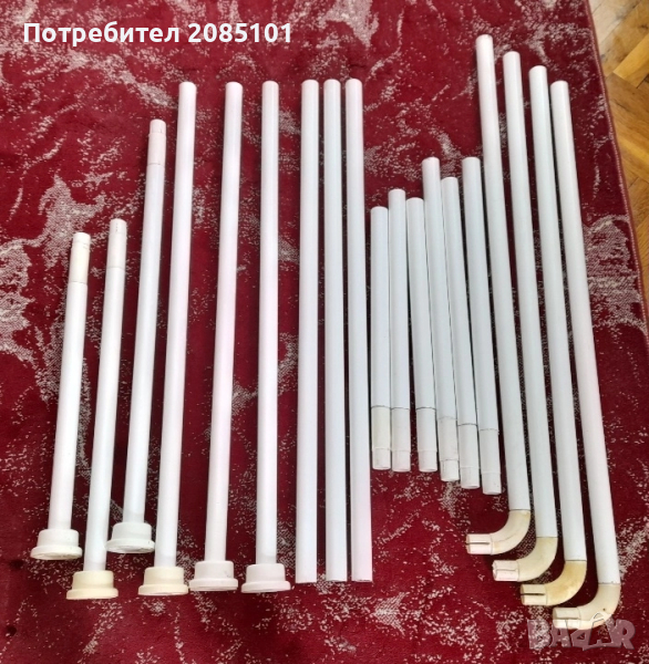 Тръби за завеса в баня, снимка 1