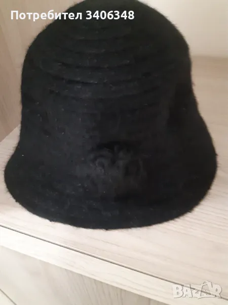 Лот от шал, шапка, кожени ръкавици, снимка 1