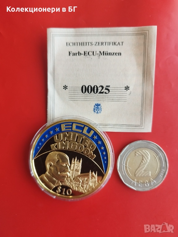 ГОЛЯМА ‼ПОЗЛАТЕНА‼ ВЪЗПОМЕНАТЕЛНА МОНЕТА - ЛИБЕРИЯ, снимка 1