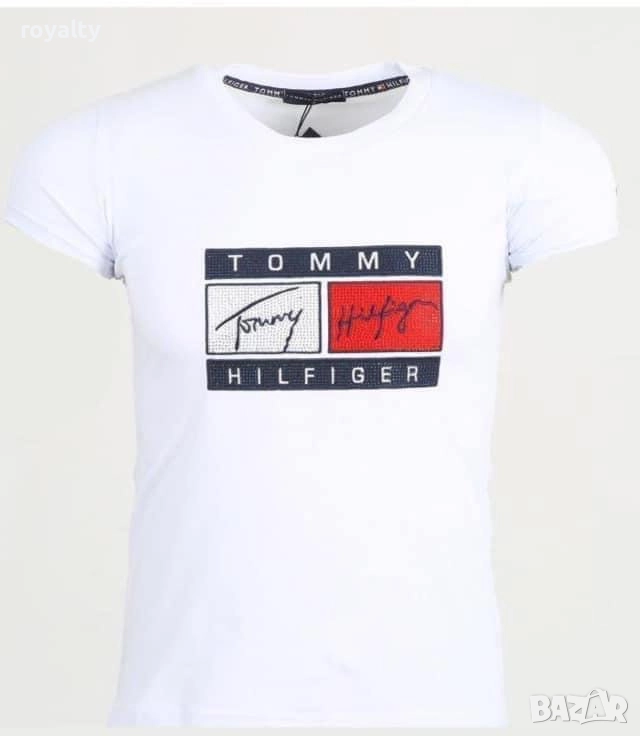 Tommy Hilfiger Дамски Тениски Различни Цветове , снимка 1