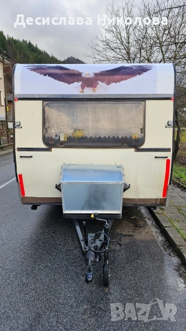 Каравана с външна тента, снимка 3 - Каравани и кемпери - 53023792