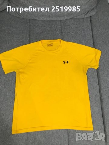 Жълта тениска Under Armour - размер XL