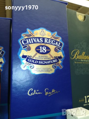 CHIVAS REGAL 18-ПРАЗНА КУТИЯ ЗА КОЛЕКЦИЯ, снимка 2 - Колекции - 39293185
