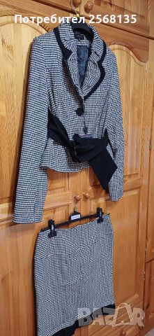 Разкошен Костюм на SALKIM в "пипит" с Декорации ! НОВ!, снимка 7 - Костюми - 44181313