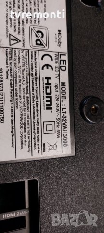 POWER BOARD ,17IPS62 for, JVC LT-32VAH3000, for 32 inc DISPLAY VES315WNGL-2D-N52, снимка 6 - Части и Платки - 39124429