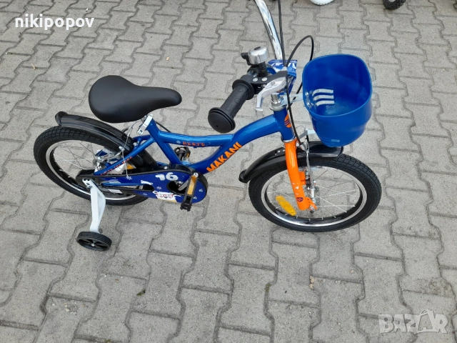 MAKANI Велосипед 16" BENTU син, снимка 8 - Велосипеди - 53759524