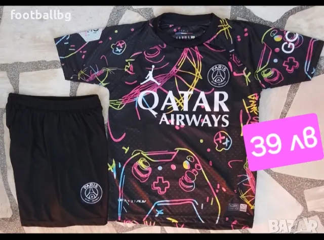 MESSI 🩷⚽️ HAALAND 💙⚽️ MBAPPE 🩷⚽️ RONALDO 💙⚽️ детско юношески футболни екипи , снимка 5 - Футбол - 34598821