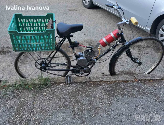 Продавам колело-моторче, снимка 3 - Велосипеди - 56153140