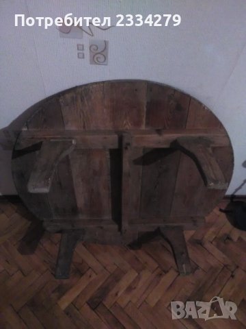 Софра паралия,стара дървена маса в много добро състояние., снимка 6 - Антикварни и старинни предмети - 39284557