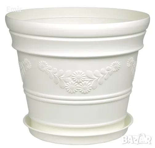 Саксията с подложка серия "Антик" Ф190 х 170.5 мм = 3л