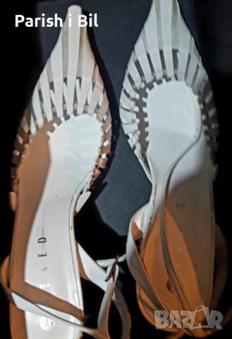 Дамски обувки бели, снимка 3 - Дамски обувки на ток - 38777405