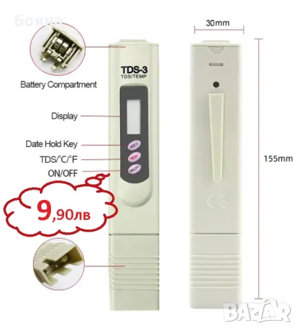 Термометри, снимка 15 - Други - 42642408