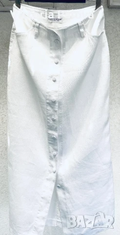 Красива модерна пола груб лен LOUIS LONDON COLLECTION , снимка 13 - Поли - 51208044