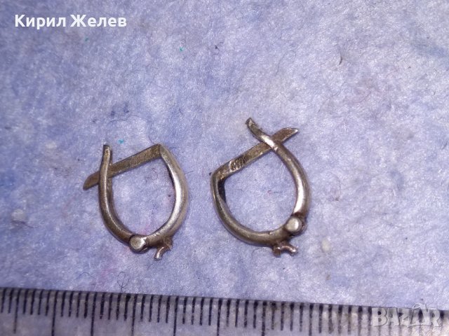 АНГЛИЙСКИ ВИНТИДЖ АРТ СРЕБЪРНИ ОБЕЦИ СРЕБРО 925 РЪЧНА БИЖУТЕРСКА ИЗРАБОТКА 38275, снимка 9 - Обеци - 40940683