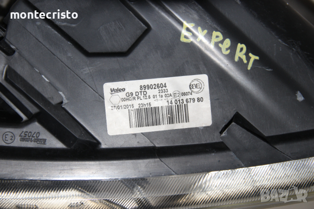 Десен фар Fiat Scudo( 2007-2017г.) ✔️Valeo 1400455380 / 89902604 Фиат Шкудо / 6206C5, снимка 8 - Части - 44655186