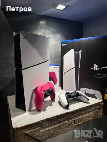 КАТО ЧИСТО НОВ PS5 Digital + 2 джойстика + гаранция, снимка 2 - PlayStation конзоли - 56075577