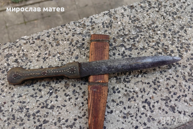 Автентична стара кама / нож, снимка 10 - Антикварни и старинни предмети - 53773801