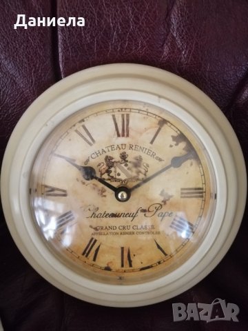 Старинен часовник и барометър, снимка 14 - Стенни часовници - 33873112