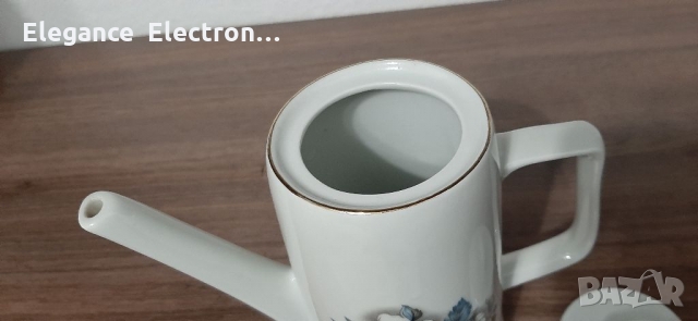 Среден Български Порцеланов Чайник , снимка 6 - Аксесоари за кухня - 36051625