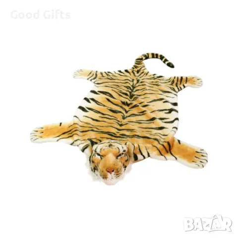 Голяма плюшена играчка Тигър, 130см Плюшен тигър килим, Тигров килим