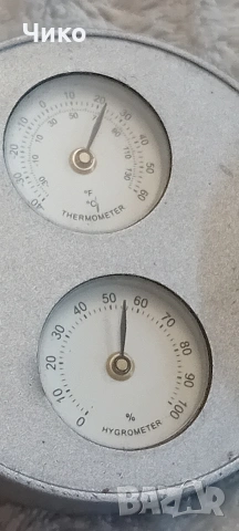 Компактен часовник,барометър,термометър, снимка 14 - Антикварни и старинни предмети - 53061523