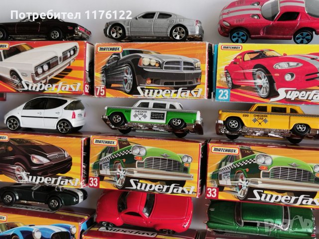 Малък Лот от 20 Matchbox Superfast Мачбокс Суперфаст Нови С Кутии, снимка 6 - Коли, камиони, мотори, писти - 40366289