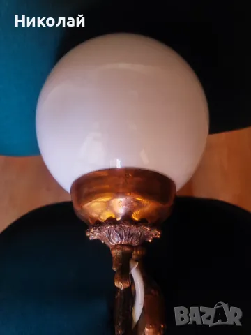 Продавам бронзов стенен аплик красота и изящество , снимка 5 - Лампи за стена - 50179388