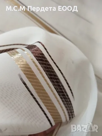 Плат воал с орнаменти за тънки пердета , снимка 3 - Пердета и завеси - 50235614