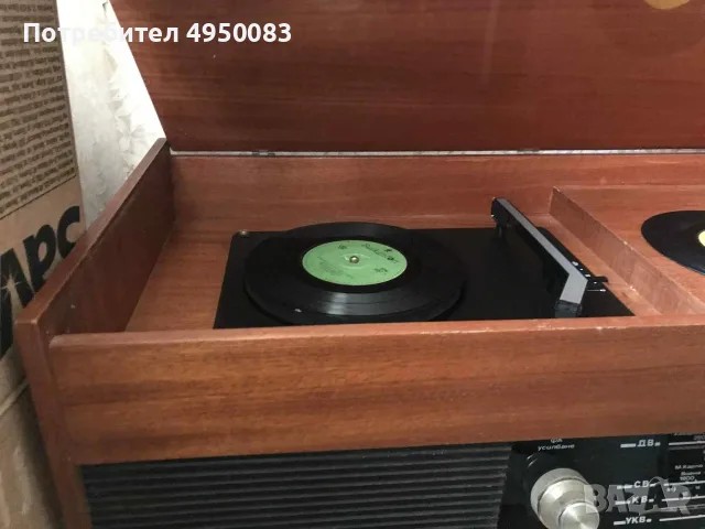 Старо лампово радио, снимка 4 - Други стоки за дома - 56220547