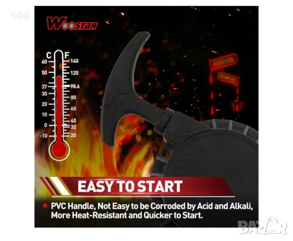 Стартер за 2-тактов 47cc 49cc 50cc, снимка 4 - Аксесоари и консумативи - 53597806