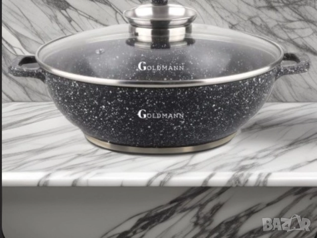 Тенджера Goldmann 24/28/32/36 см., плитка, Лят алуминий, Керам. покр., Индукция, снимка 3 - Съдове за готвене - 52112882