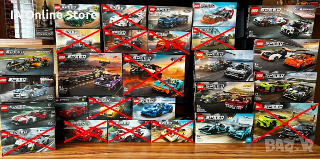 Колекция Lego Speed Champions Ferrari,Nissan,Audi,Lamborghini,BMW и др