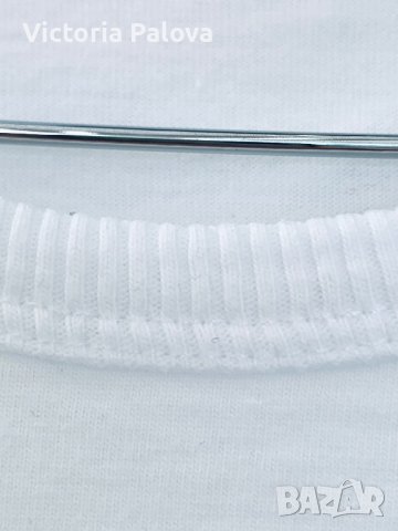 Бяла плътна тениска NO NAME унисекс, снимка 3 - Тениски - 40593102