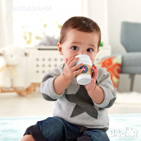 Бебешка играчка Fisher Price - Гризалка, чашка за кафе, снимка 5 - Дрънкалки и чесалки - 35922859