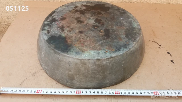 стара голяма кована бакърена тепсия, леген , тава , снимка 13 - Антикварни и старинни предмети - 50596438