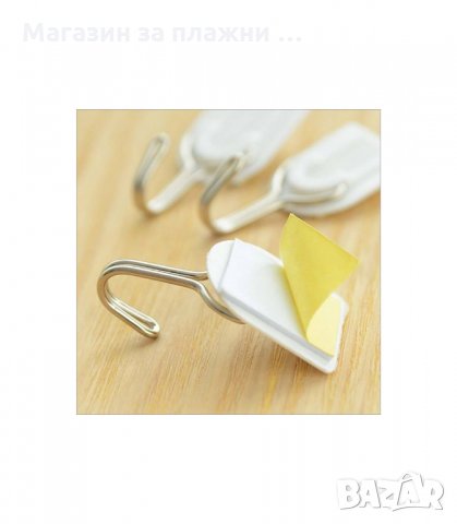 СЕТ ОТ 6 САМОЗАЛЕПЯЩИ СЕ МАЛКИ ЗАКАЧАЛКИ ЗА ЛЕКИ КУХНЕНСКИ АКСЕСОАРИ - код 1772, снимка 8 - Други стоки за дома - 34264994