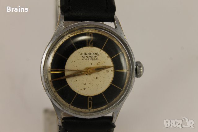 1960's JUNGHANS TRILASTIC Немски Ръчен Часовник, снимка 4 - Антикварни и старинни предмети - 40204339