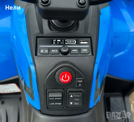 Акумулаторен бъги MINI 4X4 12V,MP3 плейър, с меки гуми и WiFi дистанционно с Кожена седалка, снимка 12 - Електрически играчки - 50269723