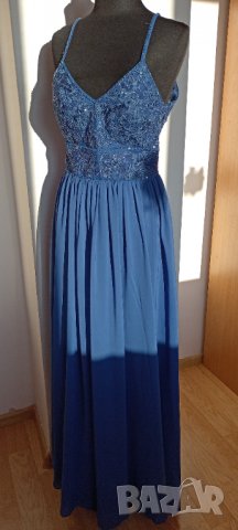 Нова бална рокля в кралско синьо S, снимка 7 - Рокли - 39303439