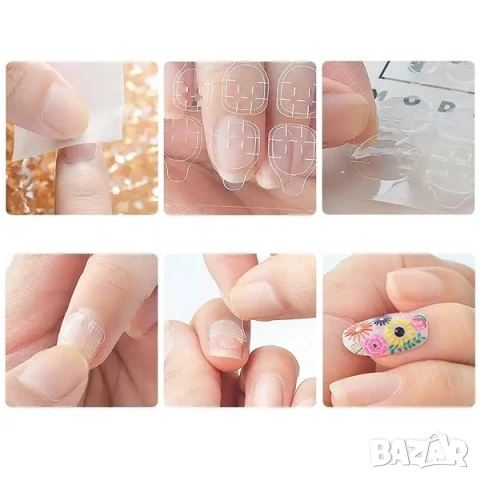 Сухо лепило за изкуствени нокти крака или ръце гел, снимка 4 - Продукти за маникюр - 50878347