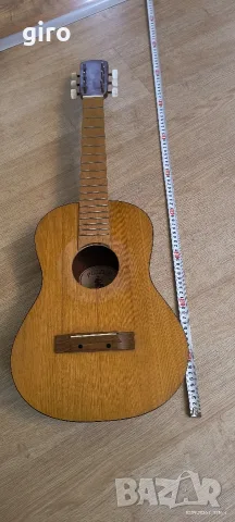 Рядък винтидж находка: 3/4 китара „Пълдин“ (Puldin) – Чисто нова / NOS (New Old Stock), масив смърч, снимка 13 - Китари - 56018976